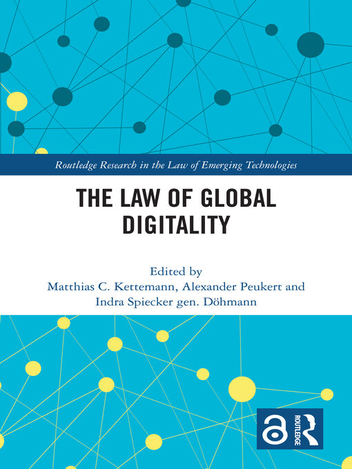 Title details for The Law of Global Digitality by Matthias C. Kettemann - Available